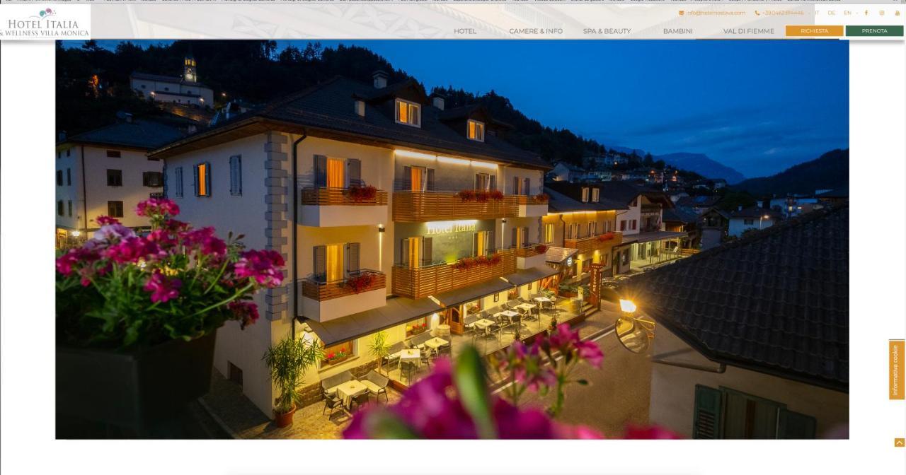 Hotel Italia Castello-Molina di Fiemme Esterno foto